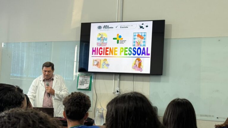 Programa Saúde na Escola leva ações de prevenção a cinco escolas de Alta Floresta